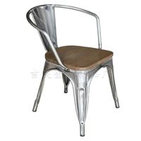 Арменный обеденный стул Железный оригинальный цвет деревянные сидения