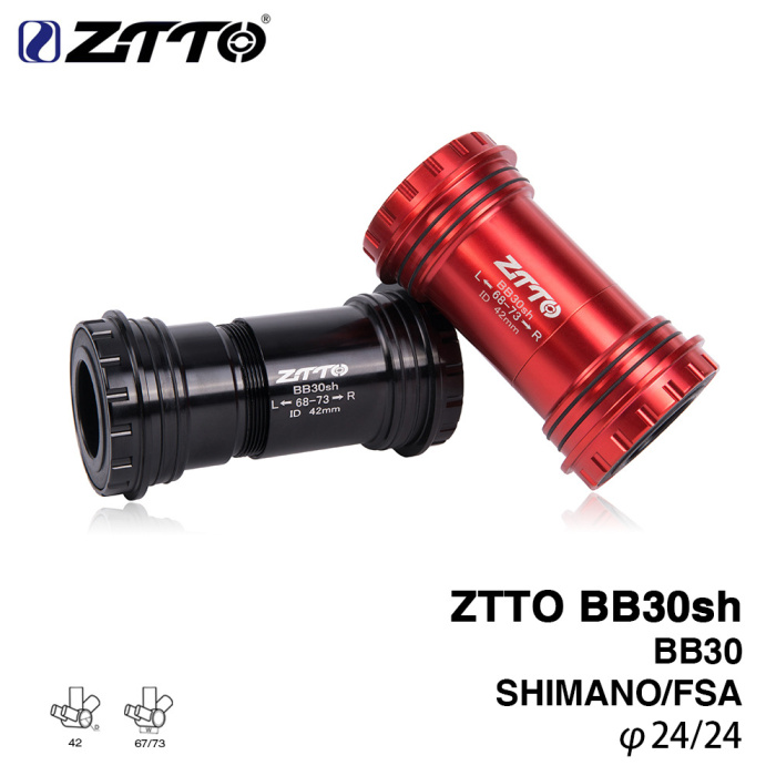 ZTTO BB30sh BB30 lock shaft threaded screw-in shaft turn Shimano GXP large toothed disc