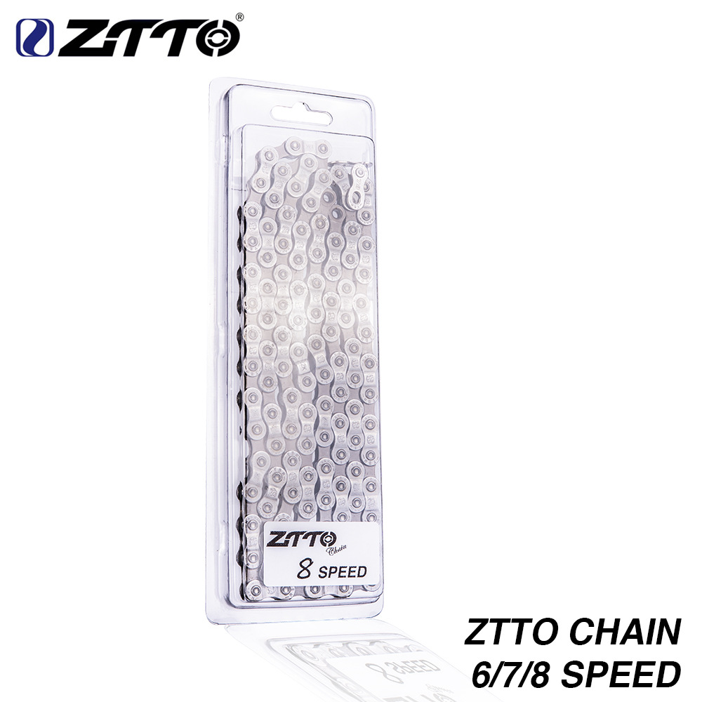 ZTTO boxed mountain bike chain 6 7 8-speed bicycle transmission chain 21 24 27-speed bicycle chain