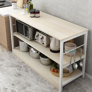 厨房储物架多功能置物架落地式多层微波炉橱