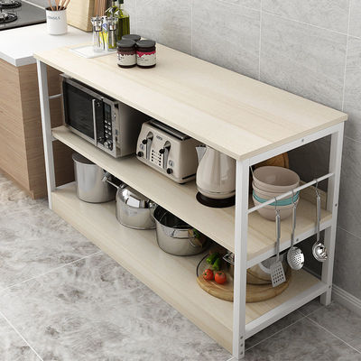 厨房储物架多功能置物架落地式多层微波炉橱