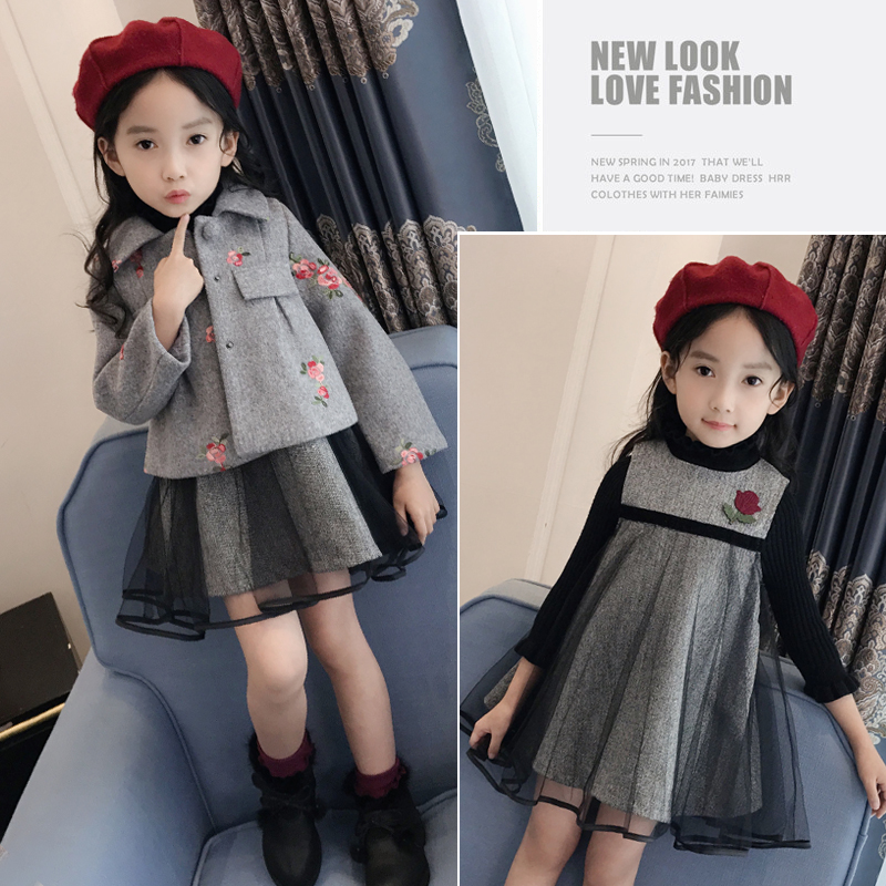 Usd 57 79 Girls Fur Coat Children S Autumn Winter Dress 2017 New Medium Sized Children S Skirt Set In The Long Children S Coat Wholesale From China Online Shopping Buy Asian Products Online From The