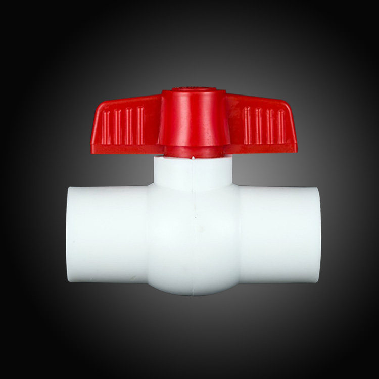 Boutique home improvement hot melt pipe flat mouth PPR full plastic ball valve PPR steel core ball valve spot factory direct same-day delivery