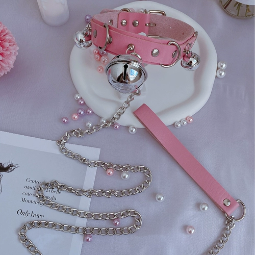 Интересное сотрудничество в колокольчике SM искушение дразнить готическую панк -панк -шейный пакет наказание.