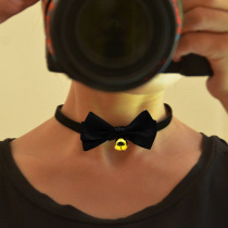 Collar dog SM neck cover Bow tie bell bow Sexy sexy underwear female lace princess soft cute necklace
