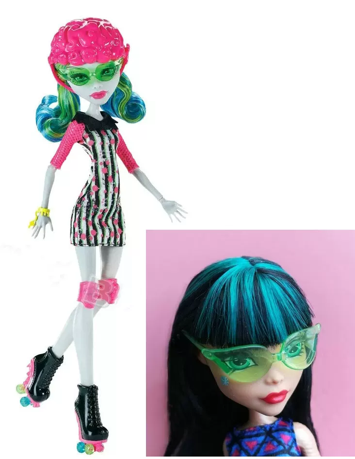 Monster High школьная школа High school Franklin кукла игрушка аксессуары бижутерия очки повязка на волосы