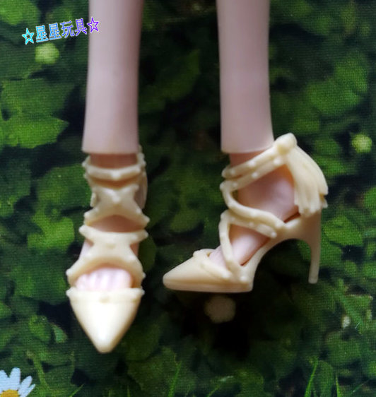Chính hãng phụ kiện búp bê giày 6 điểm doll collector phiên bản ST replica supermodel FR búp bê có thể mang giày 6 búp be elsa
