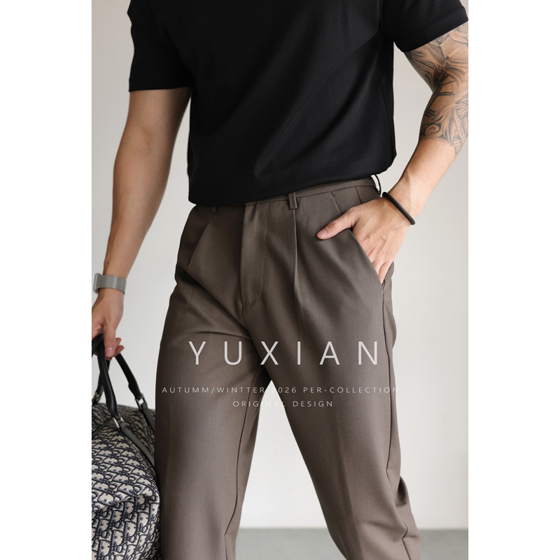 Yuxian All-Purpose, Hard-Wearing, Easy-Care, Wrinkle-Resistant Casual Business Dress Pants, Slim Straight-Leg Men's Summer All-Season Style Yuxian All-Purpose, Hard-Wearing, Easy-Care, Wrinkle-Resistant Casual Business Dress Pants, Slim Straight-Leg Men's Summer All-Season Style