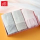 3 Gói Quần lót cotton Funilai Vòng eo cao của phụ nữ Nâng mông Nâng niu Bông ấm Bông nhỏ Trace Boxer Phụ nữ 6431 - Eo cao