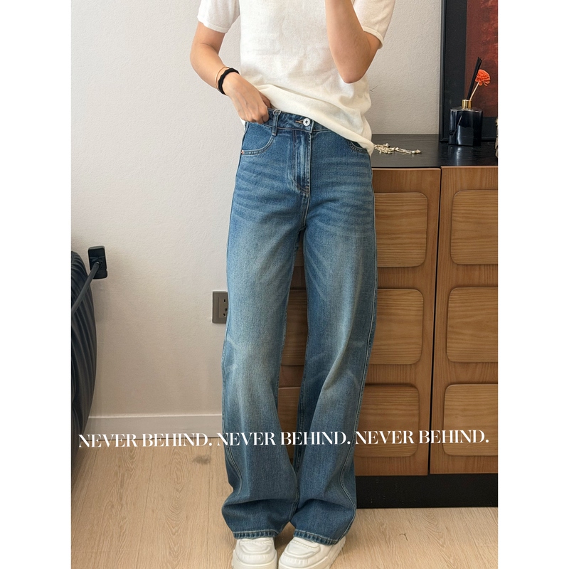 9.20【Okayama Denim】Blue Label Line Imported Okayama Straight-Leg Jeans High-End Jeans 9.20【Okayama Denim】Blue Label Line Imported Okayama Straight-Leg Jeans High-End Jeans