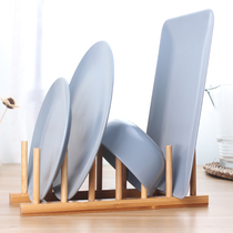 Make money treasure shelf pay-off rack bowl tray tray rack solid wood cup holder drain shelf bamboo tray drain rack