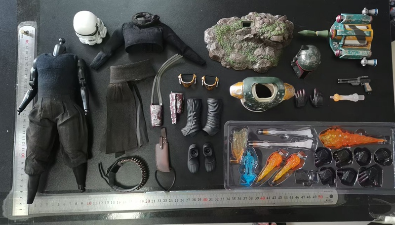 Hot Toys Ht Boba Fett Double Set the Mandalorian Accessories Replacement Parts