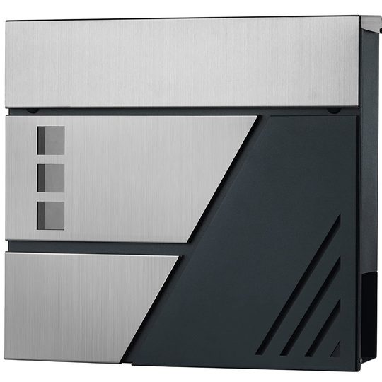 Прямые продажи с фабрики, трансграничный почтовый ящик из нержавеющей стали, настенный почтовый ящик с газетной стойкой, простой в установке ящик для хранения