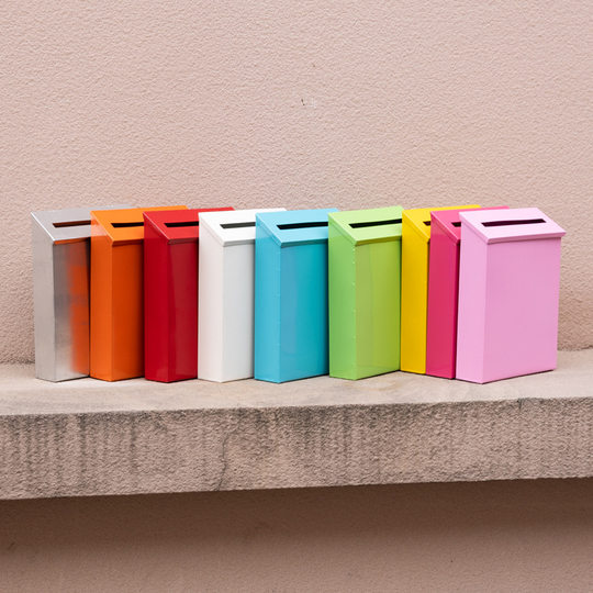 Креативный простой почтовый ящик, однотонный уличный однотонный без замка, настенный домашний настенный декоративный железный почтовый ящик в наличии