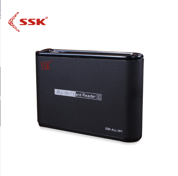 Biaowang SCRM025 multi-function card reader USB2 0 metal shell TF SD CF card reader