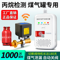 Gas alarm commercial wireless combustible gas leakage detection Automatic cut-off valve gas leakage alarm