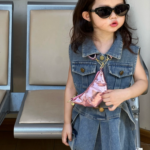 Детская сумка, детская сумка на одно плечо для принцессы, кошелек, аксессуар, сумка через плечо, популярно в интернете, в западном стиле