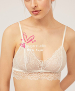 QRYS Tây Ban Nha o nhà bralette mỏng ren Pháp đầy đủ nắp cốc mà không có một đệm áo ngực womens áo ngực.