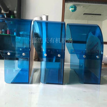 Acrylic sound insulation cover telephone booth phone protection rain cover plexiglass dust cover sound insulation cover phone cover