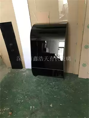 Acrylic wired phone protective cover fingerprint dust cover access control rain cover brush card machine cover waterproof and dustproof phone cover