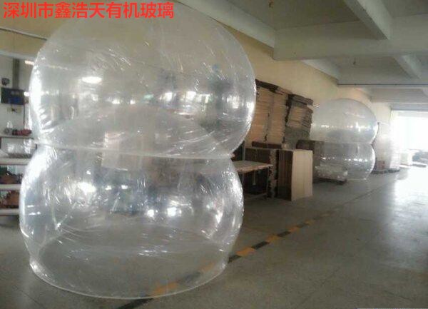 Customized plexiglass ball splicing ball large semi-spherical large transparent ball acrylic ball