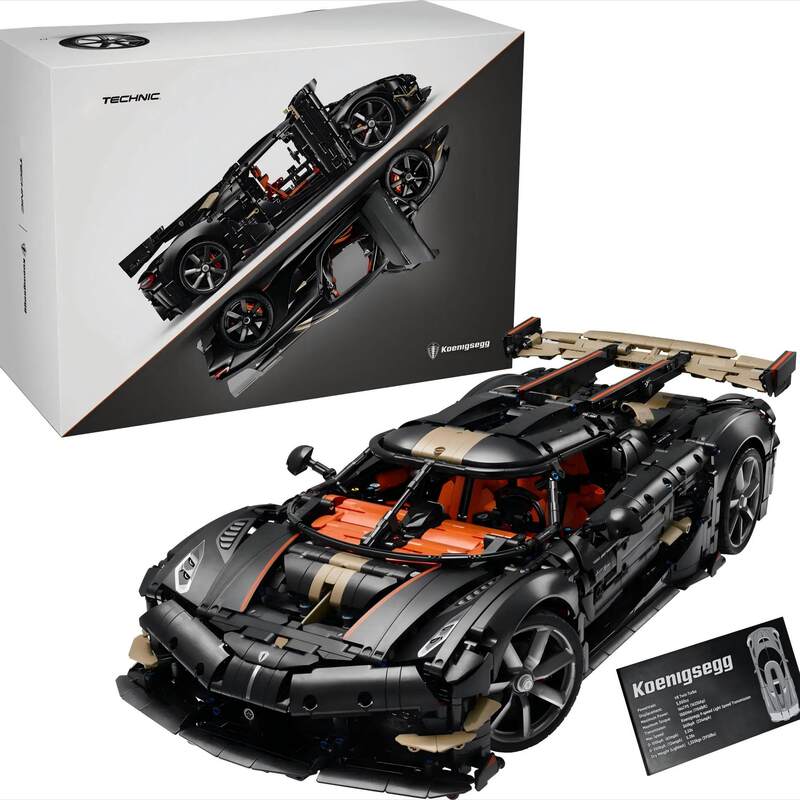 2026 New Koenigsegg Sadair Spear Sports Car Building Block Toy Boy Gift Ornament Model 2026 New Koenigsegg Sadair Spear Sports Car Building Block Toy Boy Gift Ornament Model