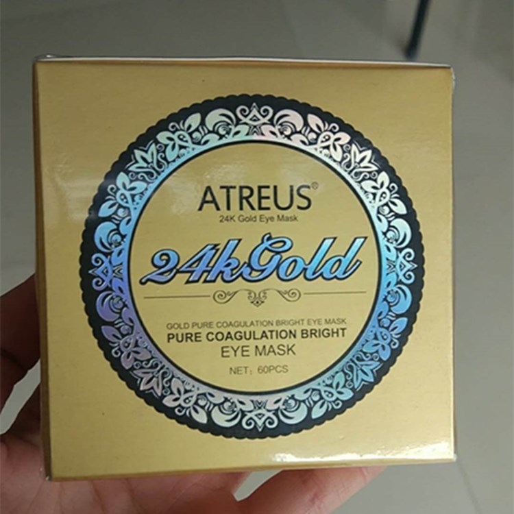 泰国ATREUS黄金眼膜补水去黑眼圈淡化眼细纹紧致皮肤眼贴膜