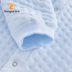 Quần áo trẻ em Tong Tai nam và nữ bé jumpsuit cotton ấm áp mùa thu đông mùa đông tay áo dài 3-18 tháng áo liền quần có tất baby Áo liền quần