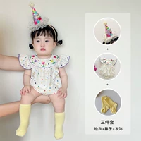 Комплект, боди, носки, аксессуар для волос, 3 предмета