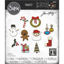 Sizzix sheet mold Thinlits 665567 Christmas Christmas