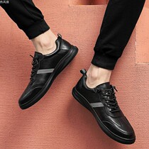 Autumn and winter wood forest fashion mens shoes hot wind flag foot king all-match F2 tide brand casual leather mens shoes