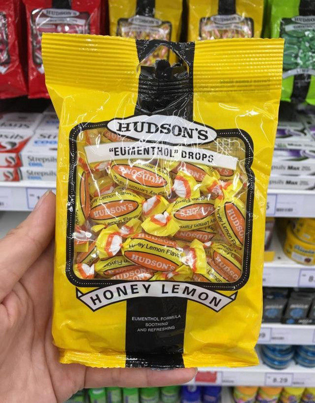 Malaysia Hudsons eumenthol drop Hadler soothing throat lozenges Mint 100g