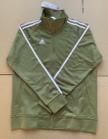 Adidas, осенняя трикотажная спортивная куртка подходит для мужчин и женщин для отдыха, для бега