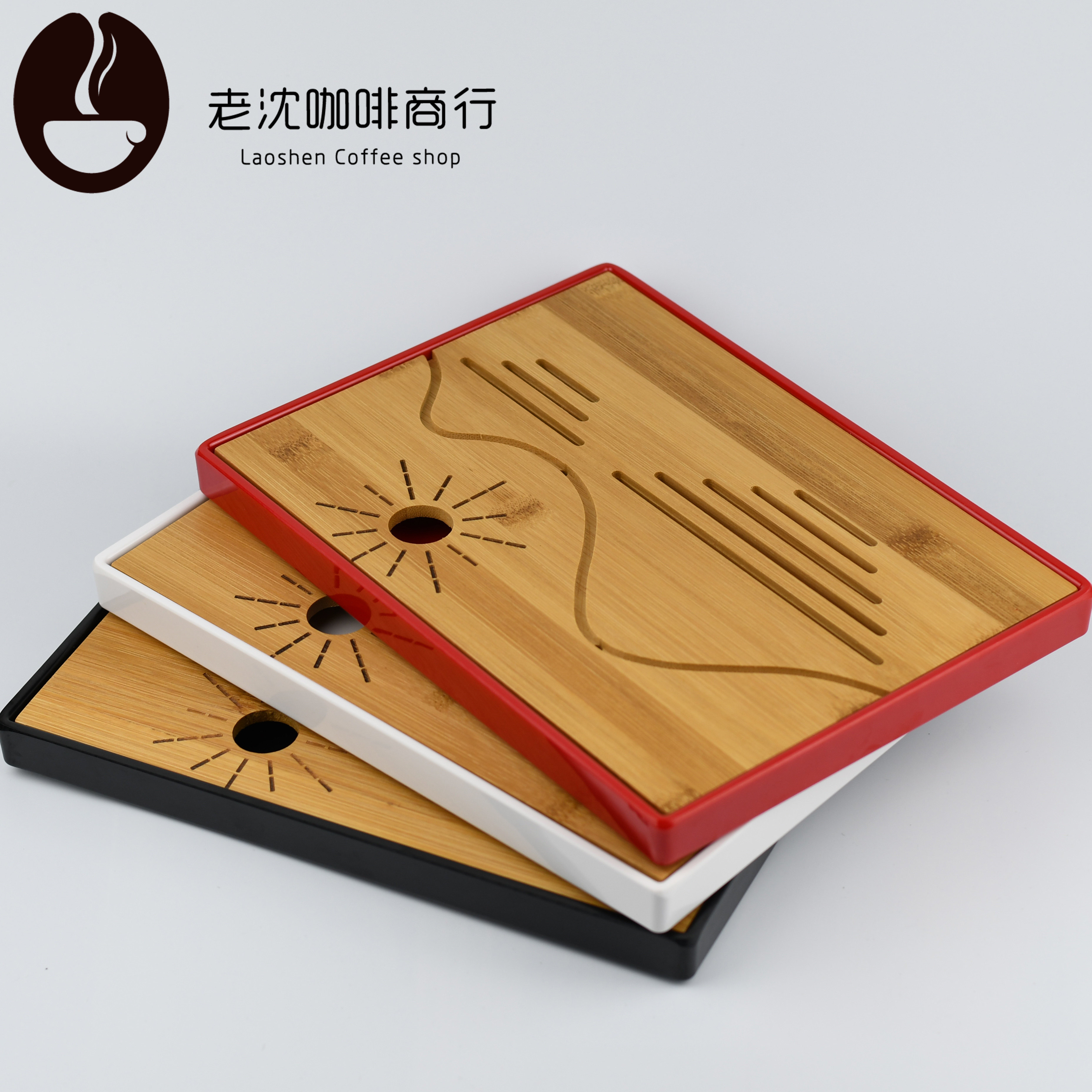 Empire Coffeemaker Placing Tray Small Café Dish Coffee Tray Utensil Pour Water Tea Tray Assorted Coffee Apparatus