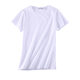 Impermeable white t-shirt for women summer short-sleeved pure cotton pure white slim shoulder slim solid color inner top bottoming shirt