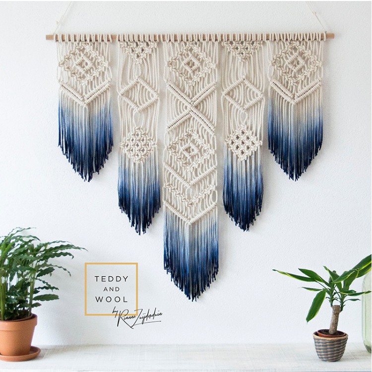 Giành chiến thắng tình yêu. Thảm dệt tay Bohemian, phòng ngủ sofa nền nhà vẽ tranh tường trang trí màu - Tapestry tranh thảm treo tường