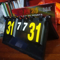 Basketball scoreboard scoreboard flip scoreboard game flip scorer board table tennis counting points score card