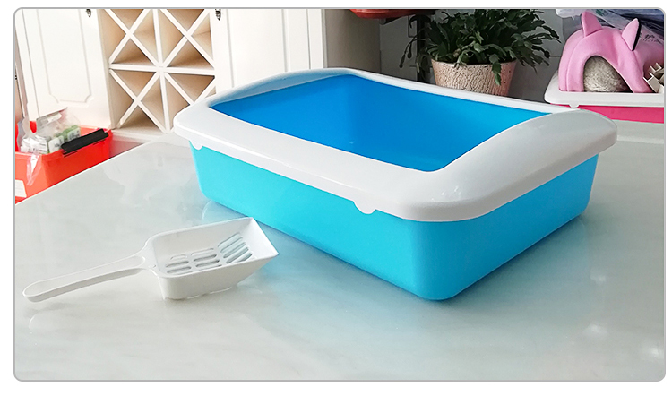 Mèo xả rác bát lớn nhà vệ sinh mèo khép kín Bentonite mèo cát nồi mèo nồi chậu mèo cung cấp mèo - Cat / Dog Beauty & Cleaning Supplies găng tay chải lông rụng chó mèo