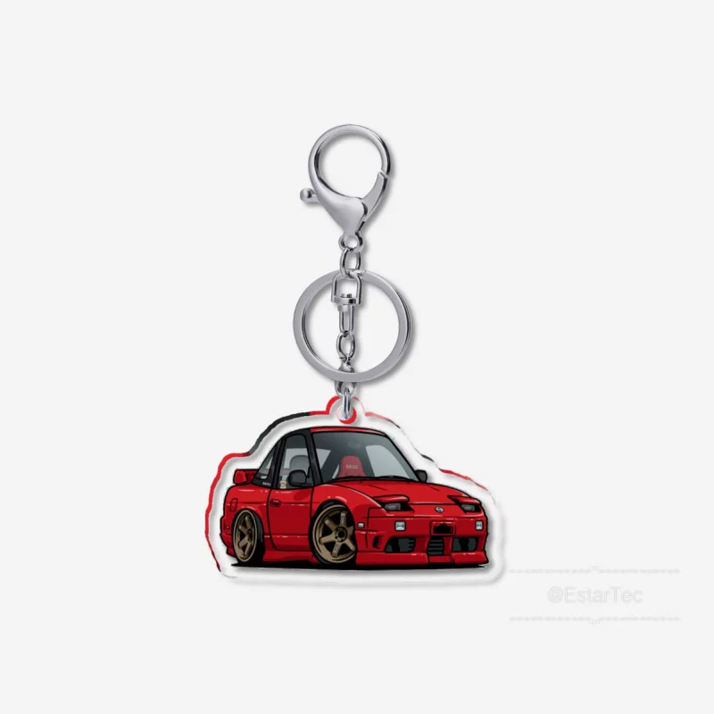 [JDM Акриловая Брелок] Nissan 240sx модифицированный 2