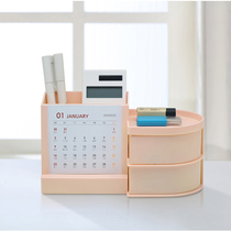 2022 Plastic Pen Holder Desk Calendar Custom Tiger Year Print Creative Stationery Calendar Plan This Lunar calendar to make bronzing