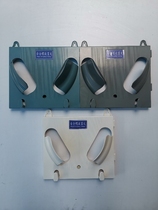 Blue safety hat rack shelf workshop office wall-mounted hat rack ABS splicable placement bracket hanger