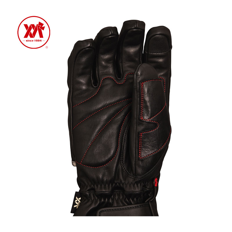 Xe máy XM2 đầy đủ găng tay điện sưởi ấm màn hình cảm ứng vỏ sợi carbon bảo vệ mới Shi Li cotton Túi chống nước GORETEX - Găng tay găng tay đi tuyết