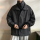 Fake Two-Piece Japanese-Style Windbreaker Jacket for Men, Autumn and Winter 2025 New Style, Cool and Versatile Casual Lapel Jacket