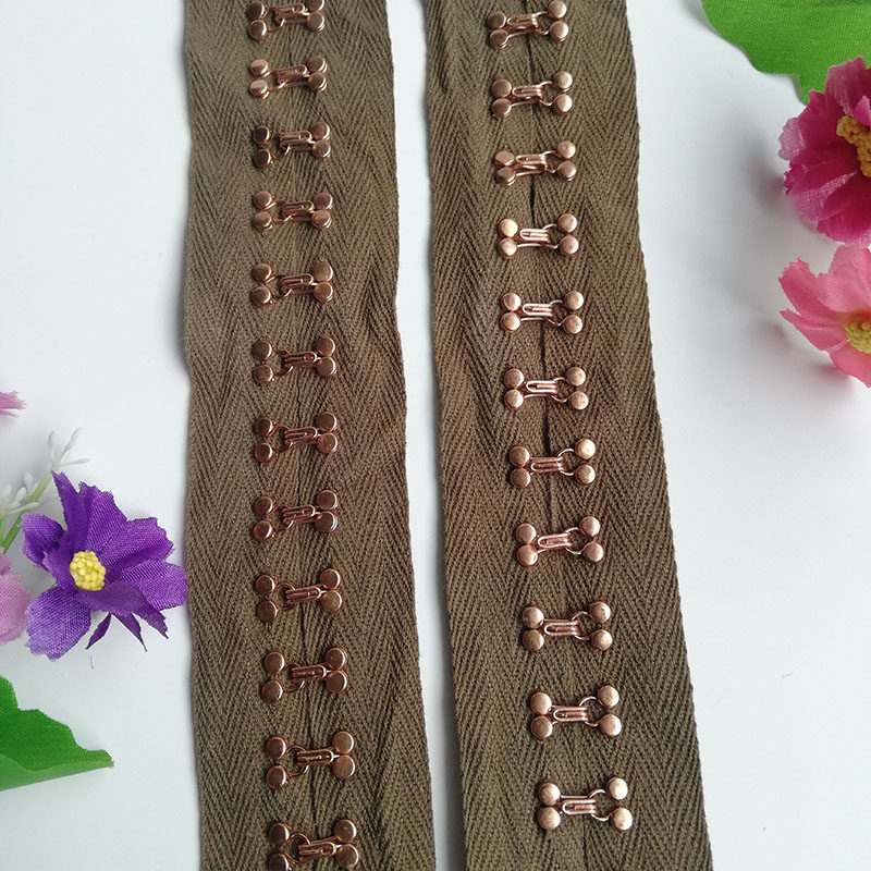 Clothing accessories Accessories Webbing Rammed Against Hook Collar Hook Wind Disciplinary Button U Fly Buttu Buttons Can Be Booked For Various Sizes