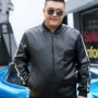 Mùa xuân và mùa thu người béo nam áo khoác giản dị 260 cộng với phân bón XL pu da nam áo khoác 300 kg 200 mẫu áo khoác nam đẹp 2021