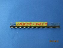 2 0MM pitch single row curved needle 1*40p 90 degree ordinary type all copper gold plating factory direct sales