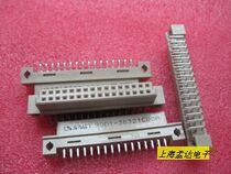 European socket 9001-38321COOA connector 232 curved hole 2*16PIN