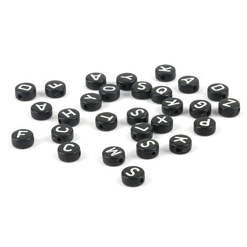 Акриловые бусины с буквами, браслет ручной работы, ожерелье, аксессуар, аксессуары, английский