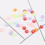 Акриловые бусины с буквами, браслет ручной работы, ожерелье, аксессуар, аксессуары, английский