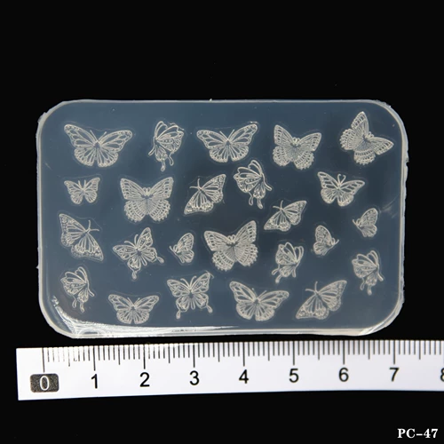 Глина, прозрачная трехмерная форма для маникюра